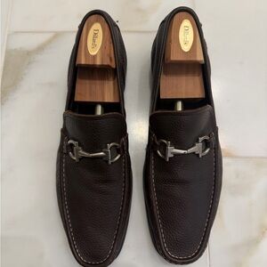 Salvatore Ferragamo Dark Brown Oxfords